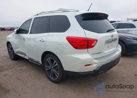 2017 Nissan Pathfinder Platinum from USA, damaged, VIN 5N1DR2MN6HC682803